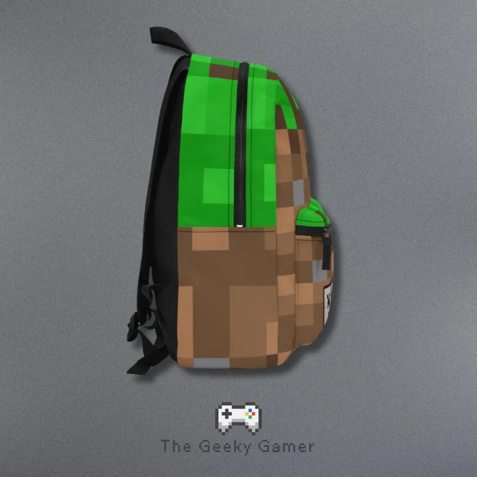 Personalized Gamer Backpack | Personalized Creeper Backpack | Gamer Gift