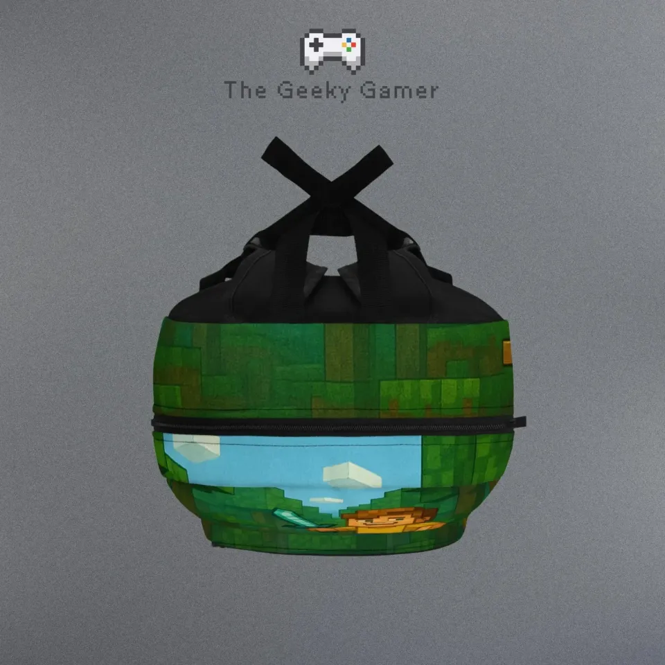 Personalized Gamer Backpack | Personalized Creeper Backpack | Gamer Gift