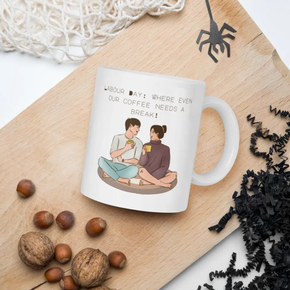 Hand-Designed Labor Day Mug | Ceramic Mug For Labor Day Gift