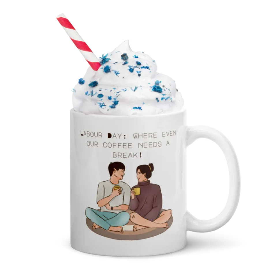 Hand-Designed Labor Day Mug | Ceramic Mug For Labor Day Gift