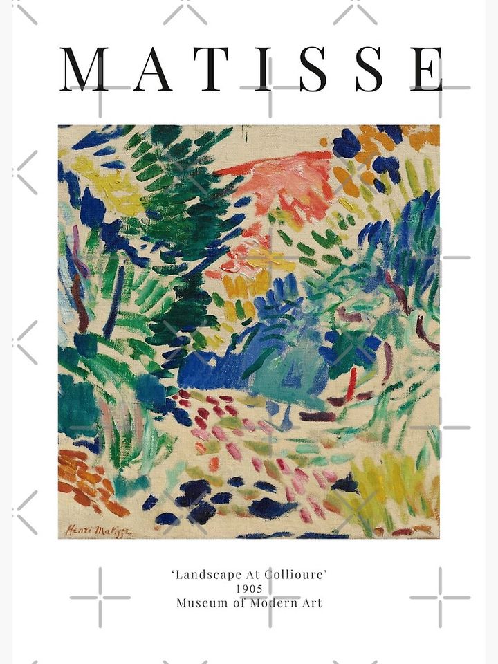 Henri Matisse - Landscape At Collioure - Exhibition Poster Poster