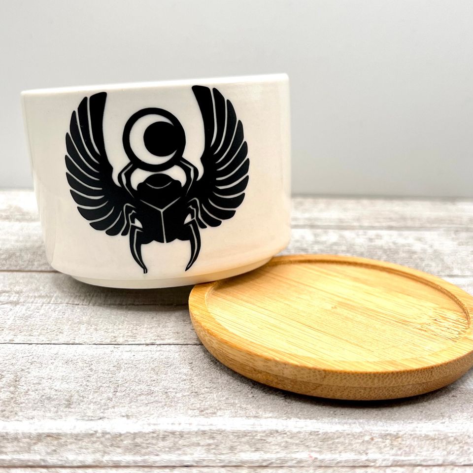 Moon Knight Inspired / Egyptian Scarab Plant Pot