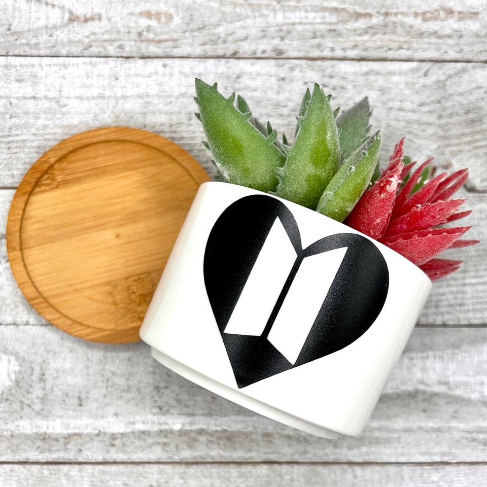 BTS Inspired Plant Pot