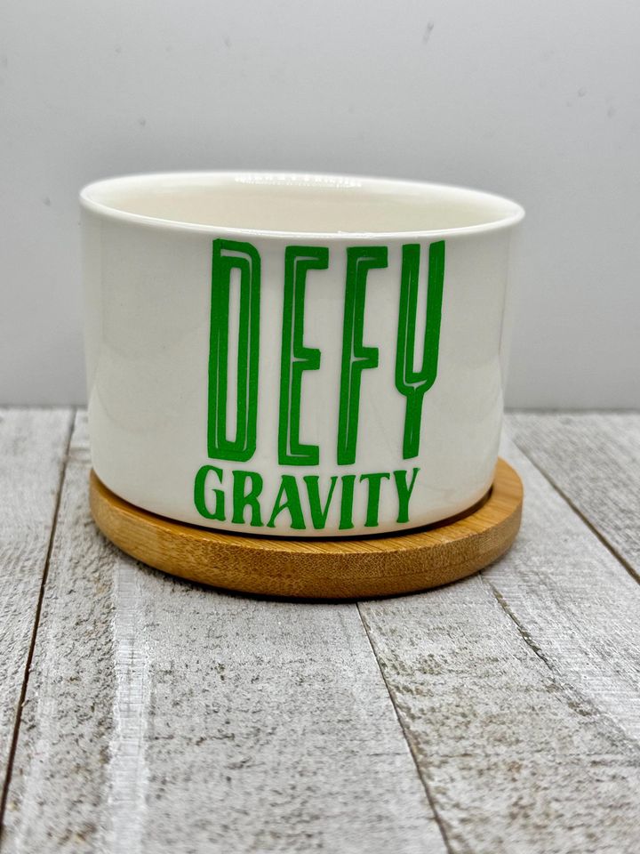 Wicked Inspired Defy Gravity Plant Pot