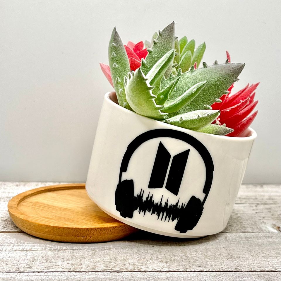 BTS Inspired Plant Pot