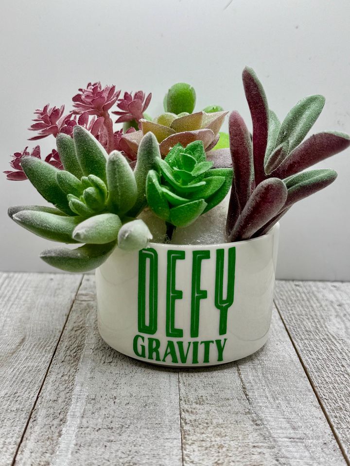 Wicked Inspired Defy Gravity Plant Pot