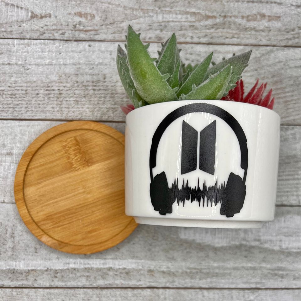 BTS Inspired Plant Pot