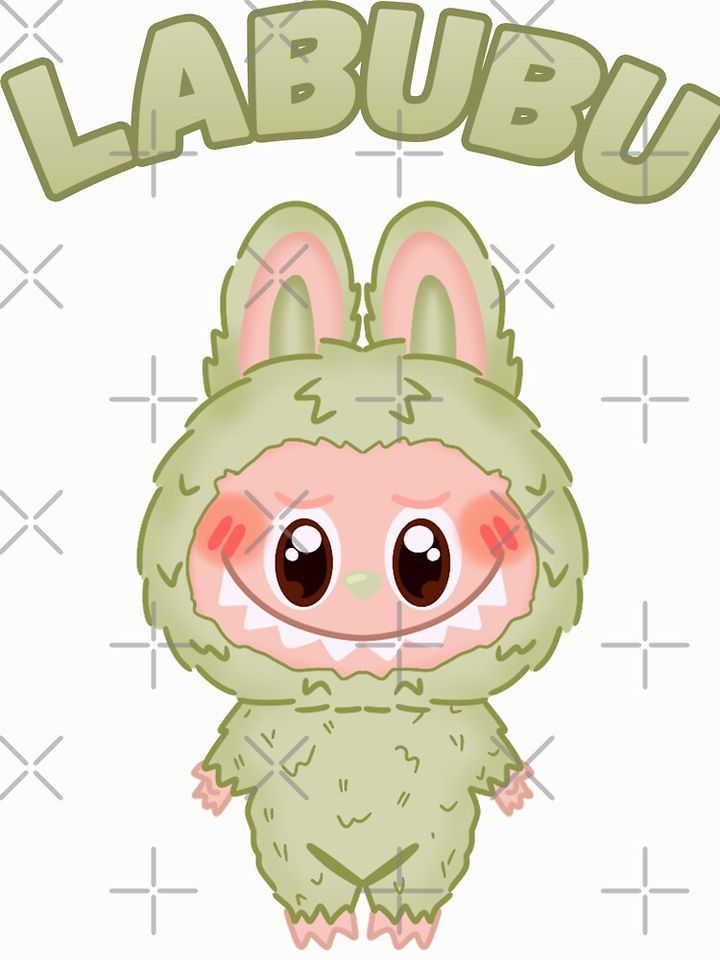 Labubu Green Grape Version 2 Pullover Sweatshirt