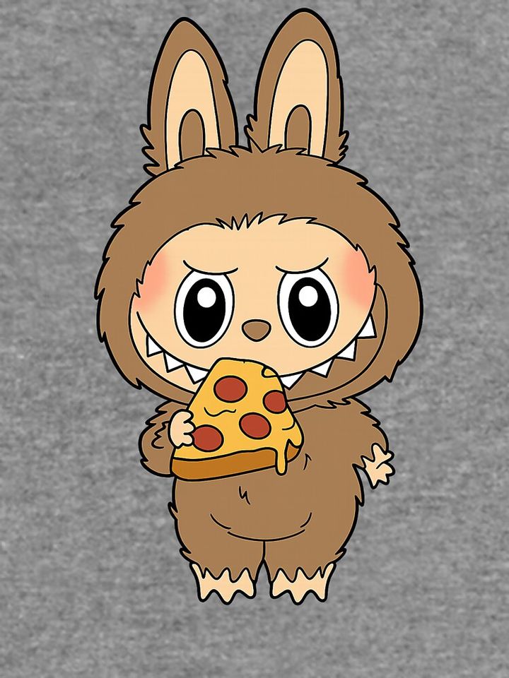 labubu and pizza Lightweight Sweatshirt