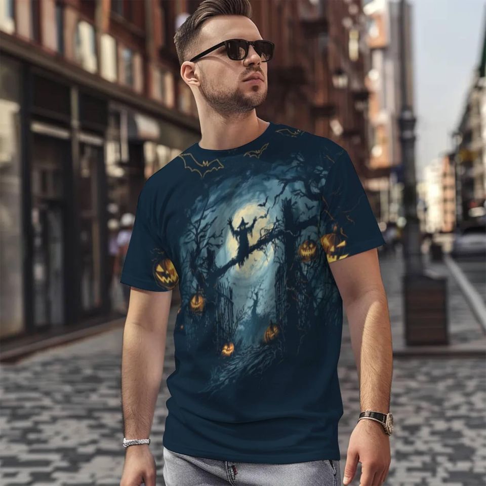 3D Pattern Print T-Shirt – Lightweight Flexible Stylish Apparel
