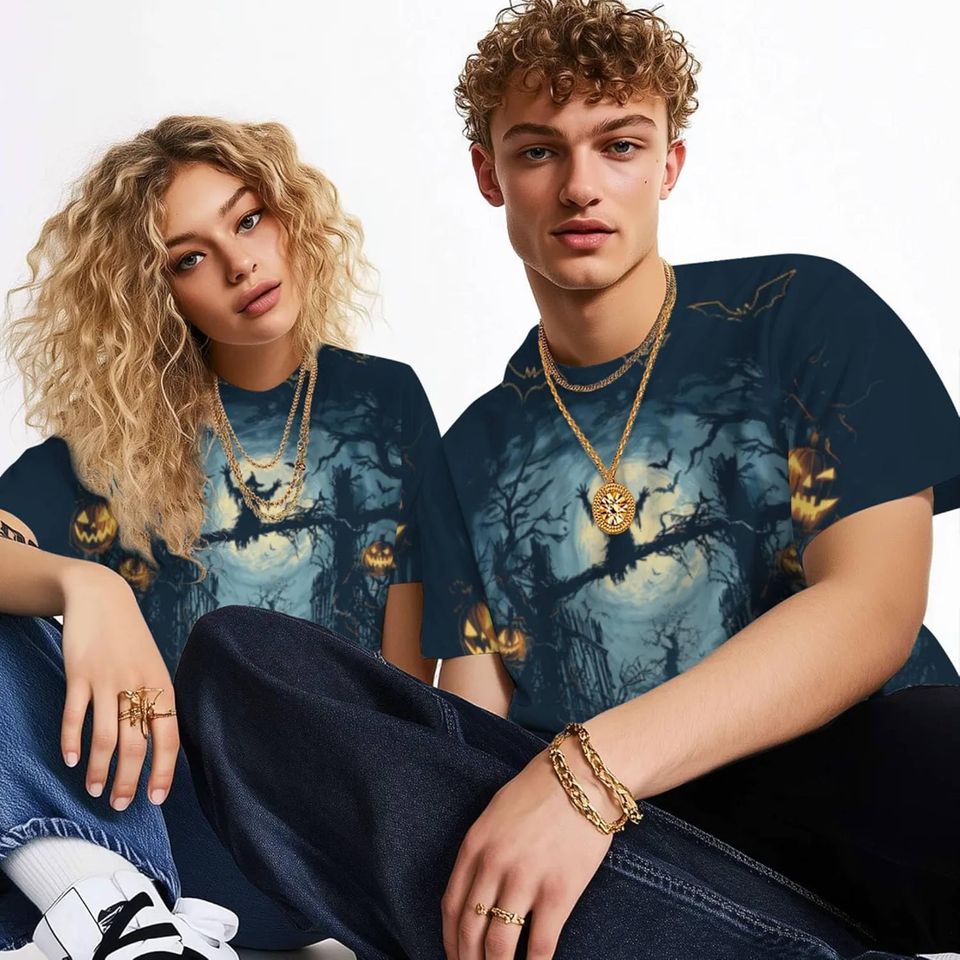 3D Pattern Print T-Shirt – Lightweight Flexible Stylish Apparel