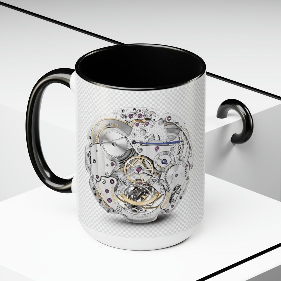 "Watch Movement" Two-Tone Coffee Mugs