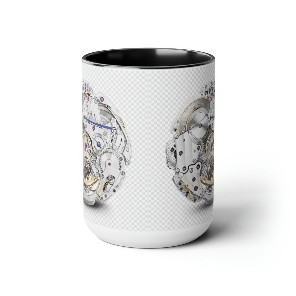 "Watch Movement" Two-Tone Coffee Mugs