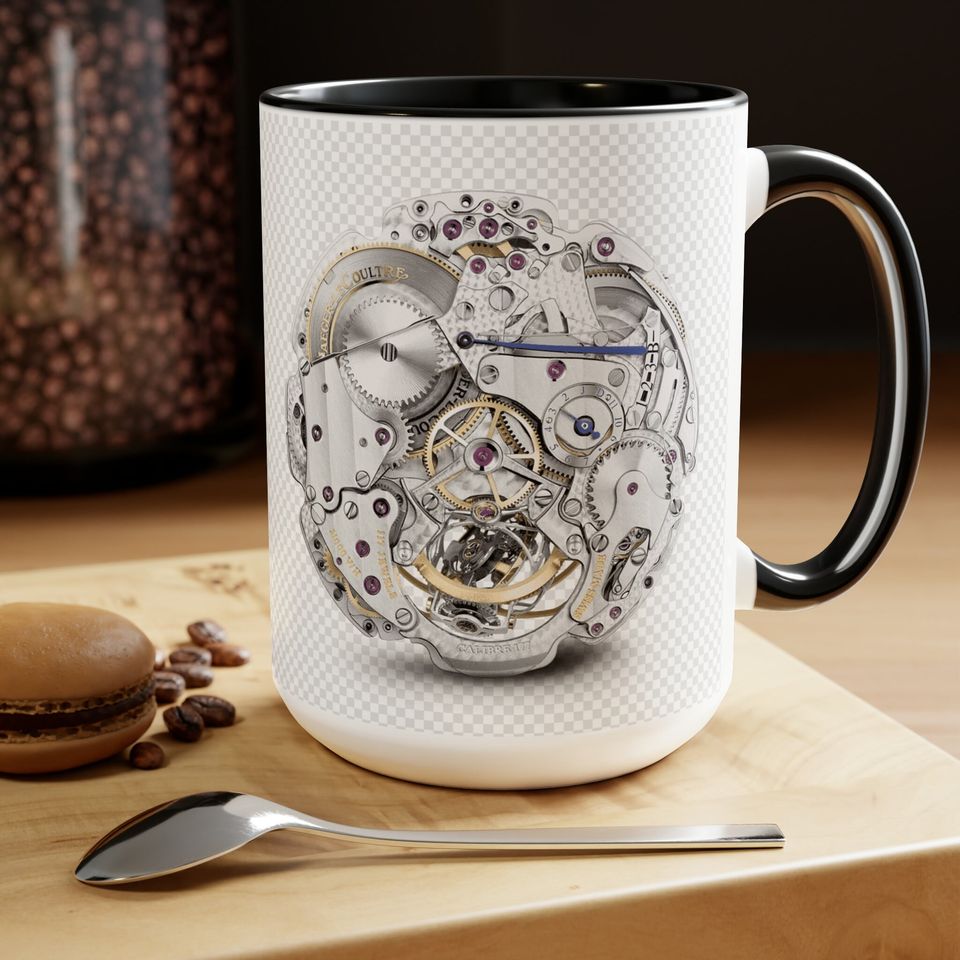 "Watch Movement" Two-Tone Coffee Mugs