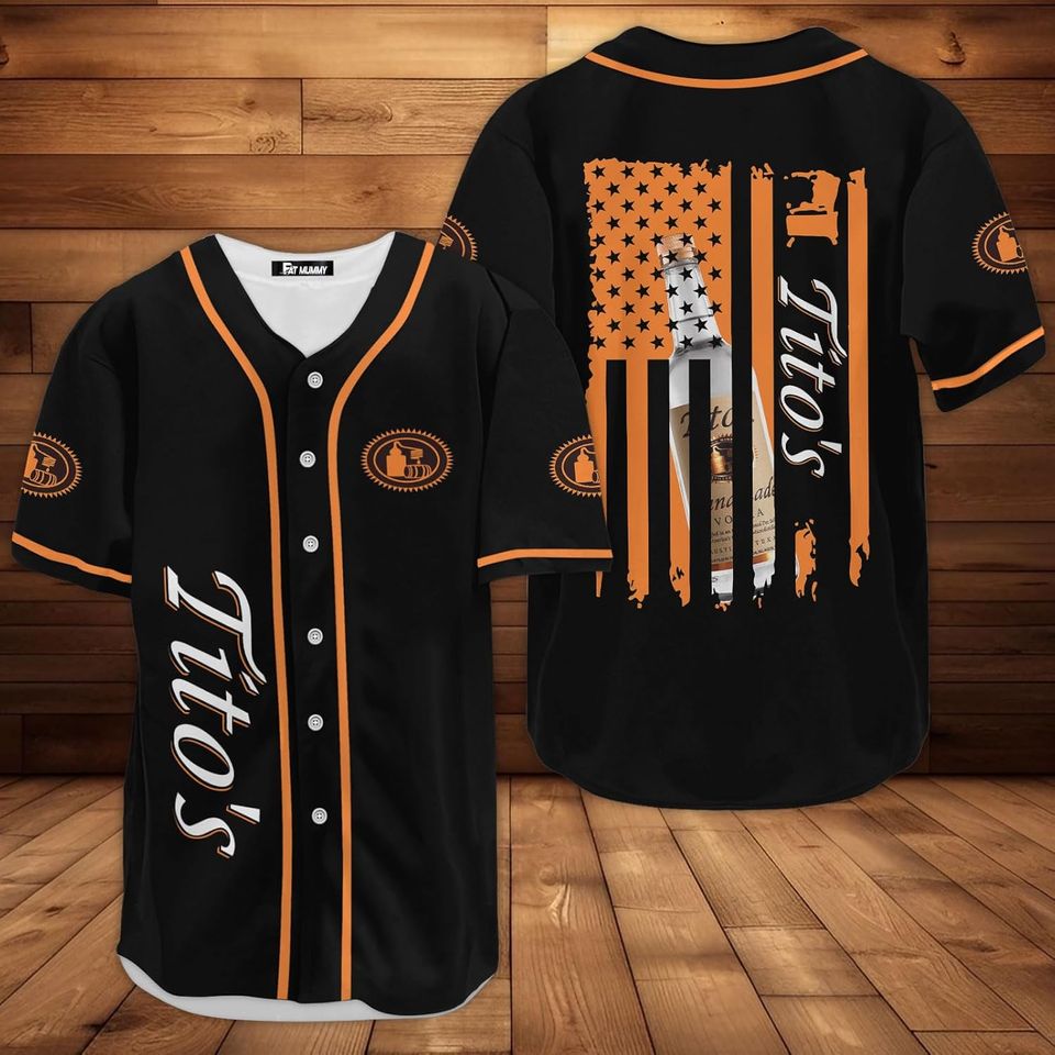 Vodka Baseball Jerseys Alcohol Shirts