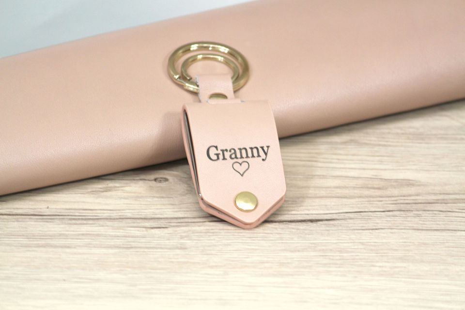 Man accessory - Personalized Leather Keychain With Photo, Gifts for Him Boyfriend