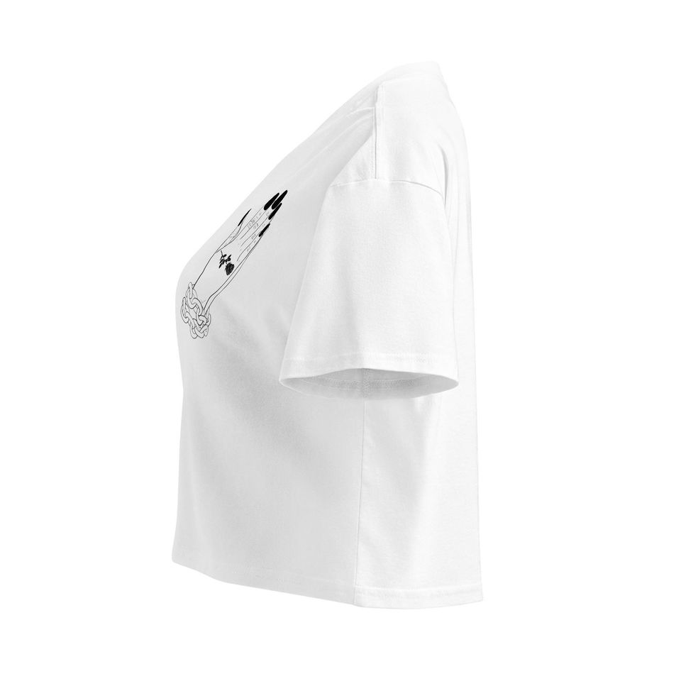 Praying Hands Crop Top