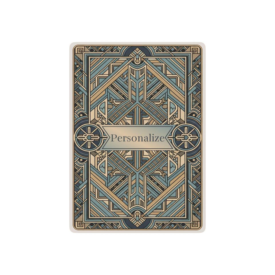 Personalized Poker Playing Cards, Game Night Gift Set, Vintage Playing Cards