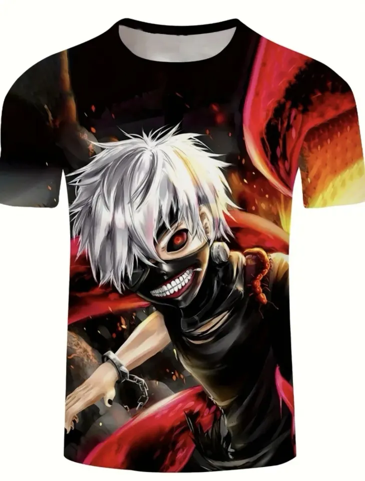 Toky Ghoul 3D Printed Double Sided Size Large T-shirt