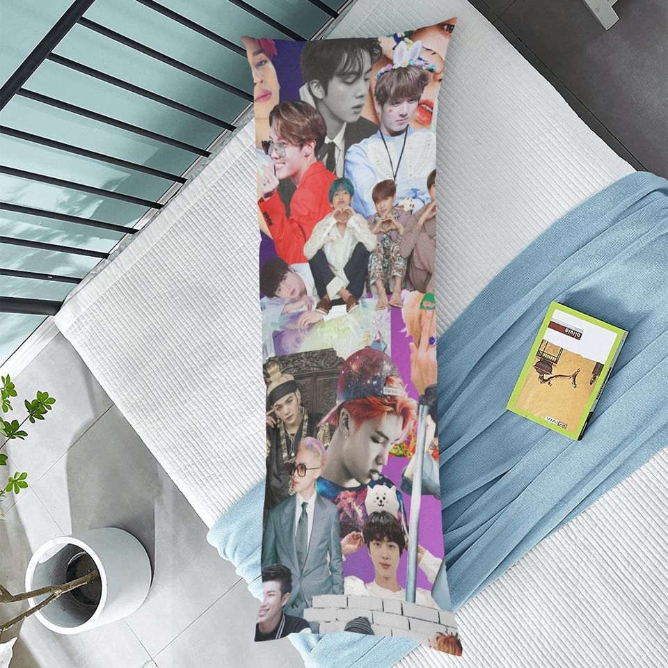 BTS Collage Body Pillow Case - Bedroom Home Decor
