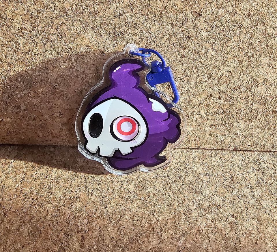 Duskull Inspired Shaker Keychain Acrylic Charm