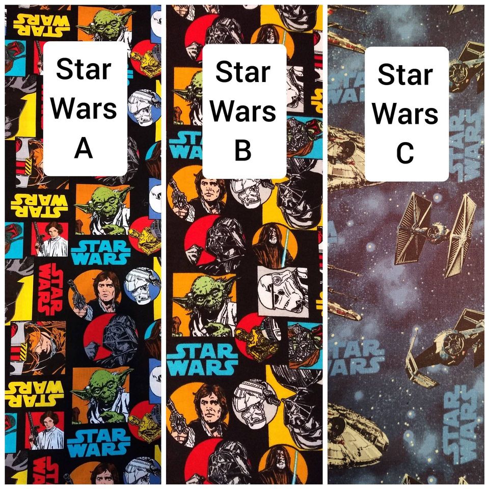 Star Wars Cotton or Flannel Fitted Crib Sheet, Crib Cover for Baby