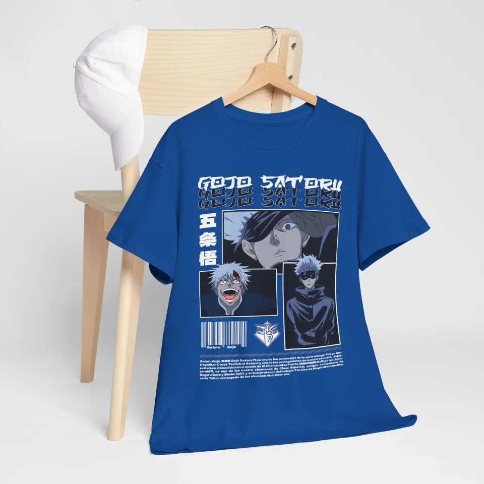 Gojo Satoru Jujutsu Satoru T-Shirt Sukuna Anime Japanese Tee Shirt Manga JJK