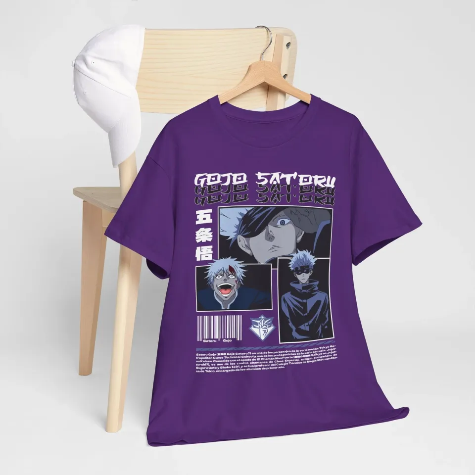 Gojo Satoru Jujutsu Satoru T-Shirt Sukuna Anime Japanese Tee Shirt Manga JJK