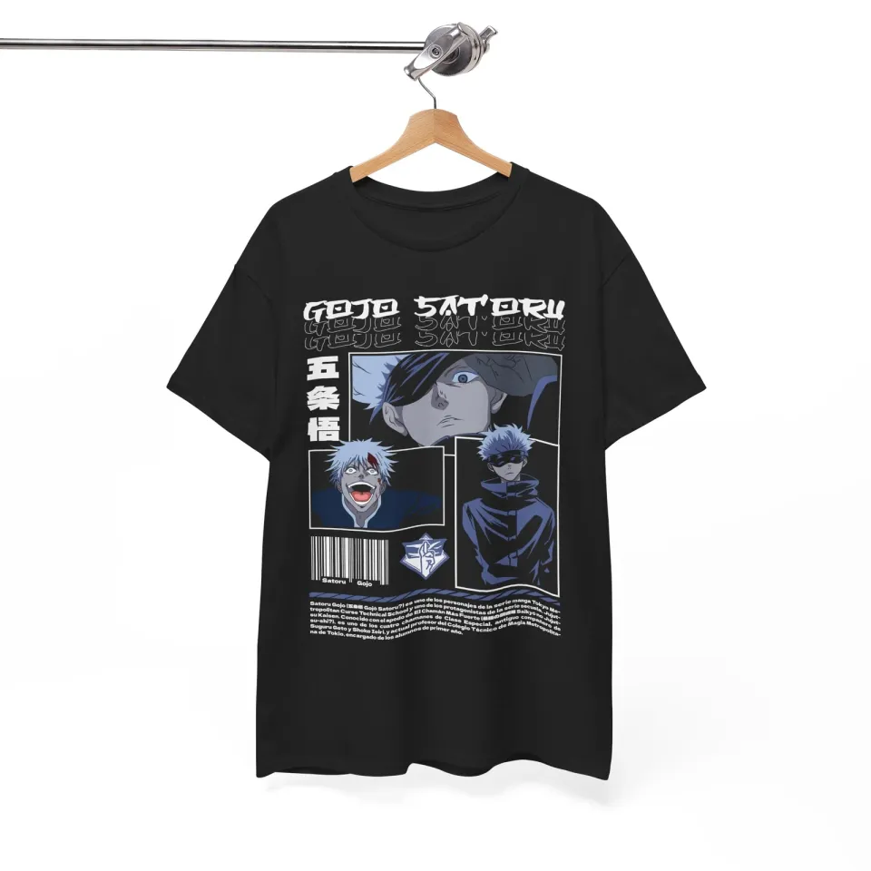 Gojo Satoru Jujutsu Satoru T-Shirt Sukuna Anime Japanese Tee Shirt Manga JJK