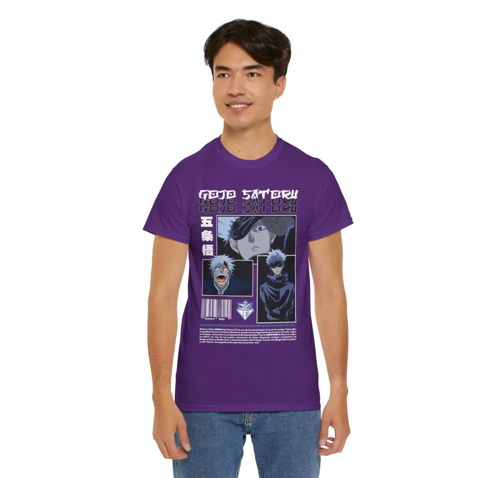 Gojo Satoru Jujutsu Satoru T-Shirt Sukuna Anime Japanese Tee Shirt Manga JJK