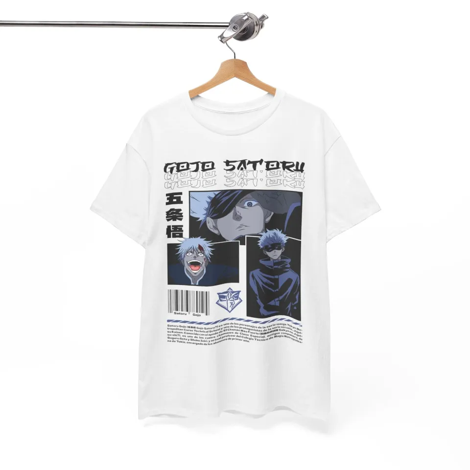 Gojo Satoru Jujutsu Satoru T-Shirt Sukuna Anime Japanese Tee Shirt Manga JJK