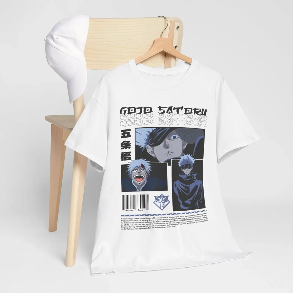 Gojo Satoru Jujutsu Satoru T-Shirt Sukuna Anime Japanese Tee Shirt Manga JJK