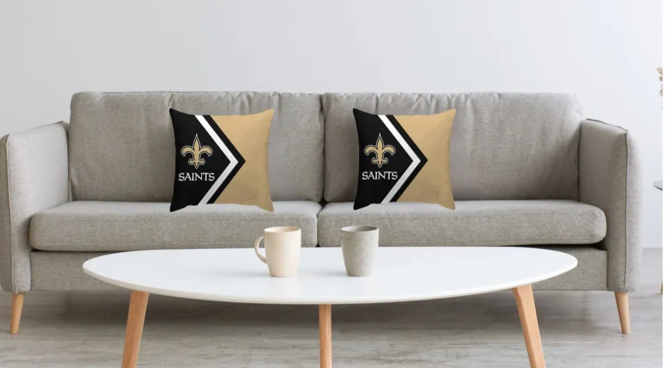 New Orleans Saints Throw Pillow, Gift For Football Lover