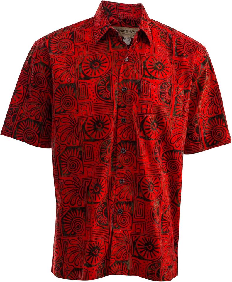Indo Bay Tropical Hawaiian Batik Shirt