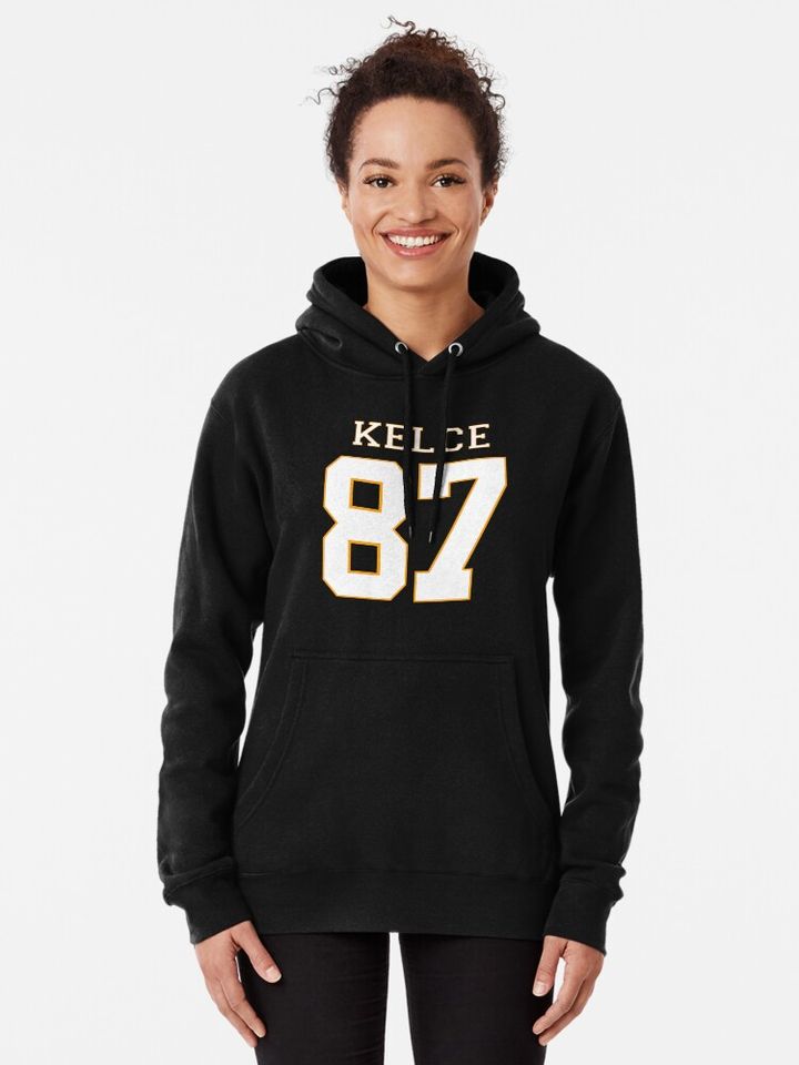 Travis Kelce Football Legend Art Pullover Hoodie, Gift for Fan