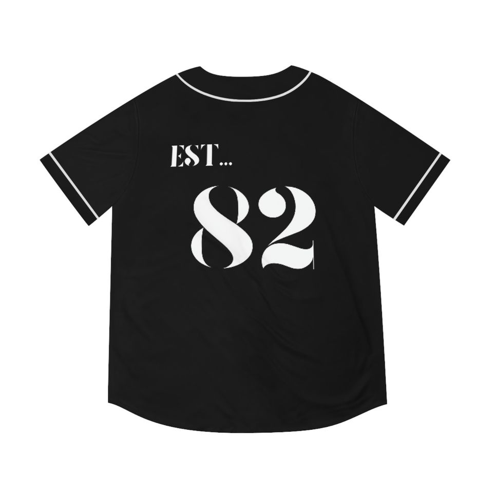 Black Growth Men's baseball Jersey