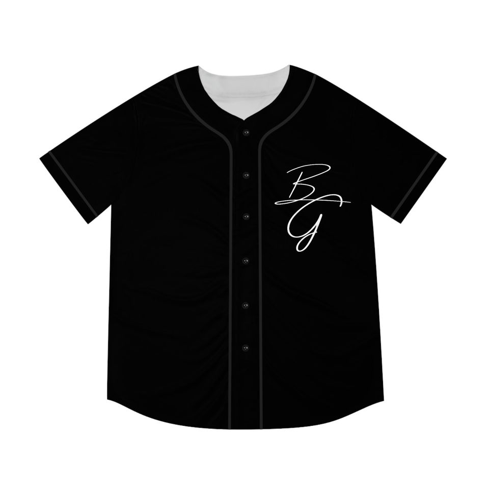 Black Growth Men's baseball Jersey