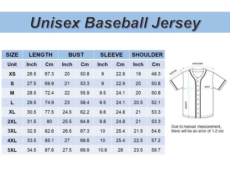 Customized Team Name and Number Baseball Jersey for Fans