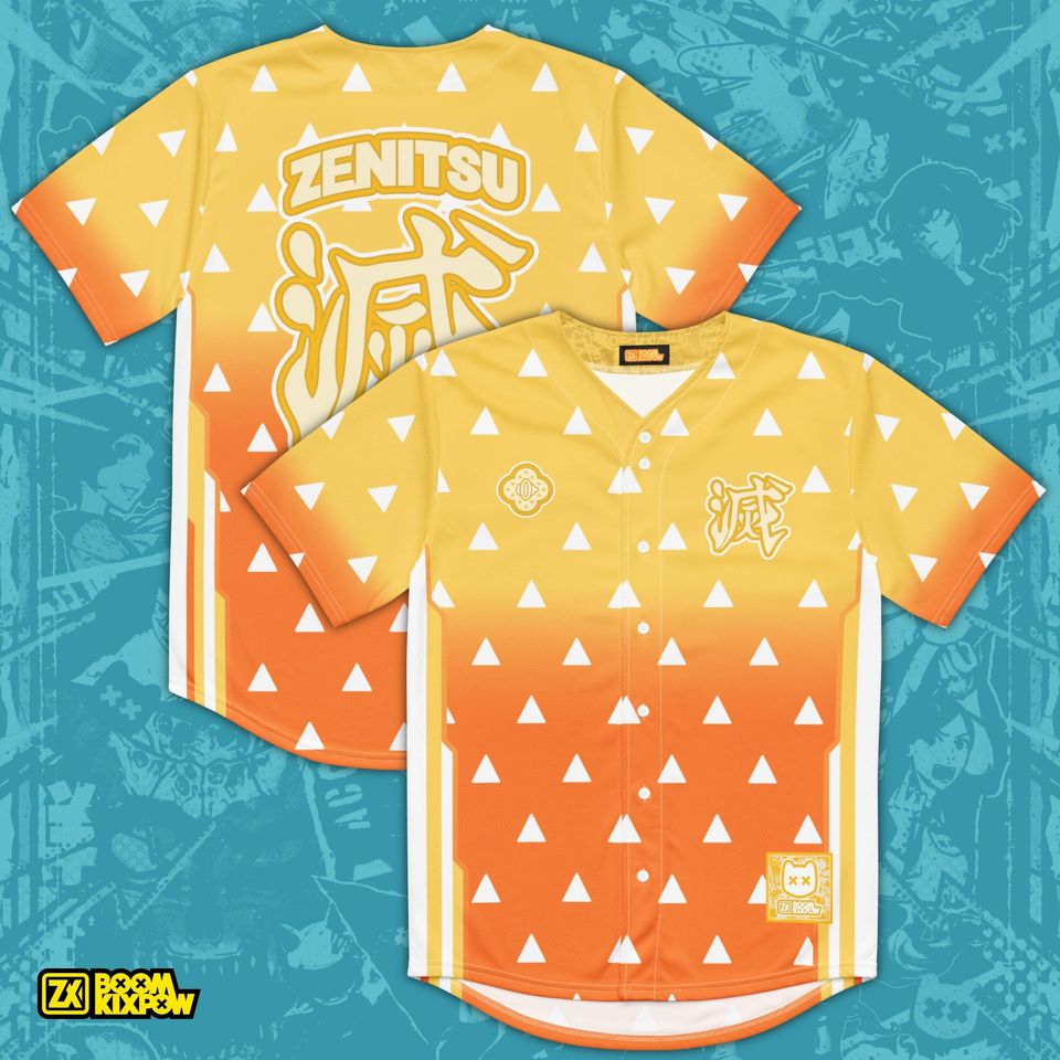 zenittsu Agatsuma demon Baseball Jersey