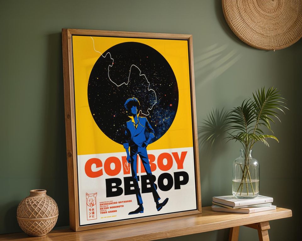 Cow Bebop Anime Poster – Wall Art Print for Manga & Anime Fans
