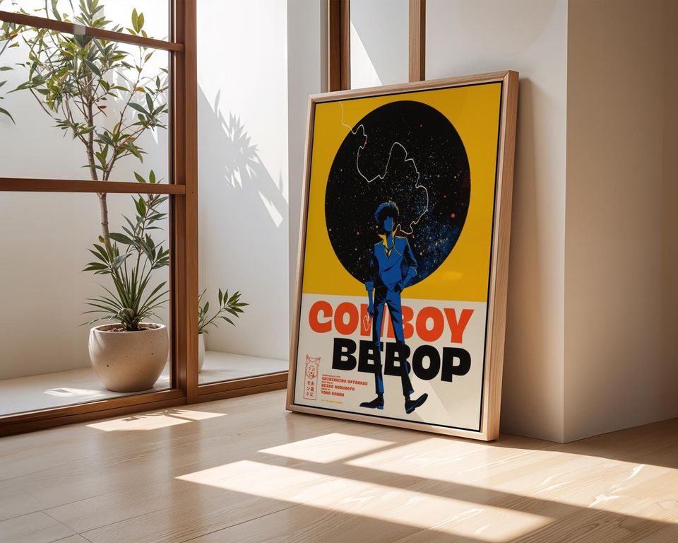 Cow Bebop Anime Poster – Wall Art Print for Manga & Anime Fans