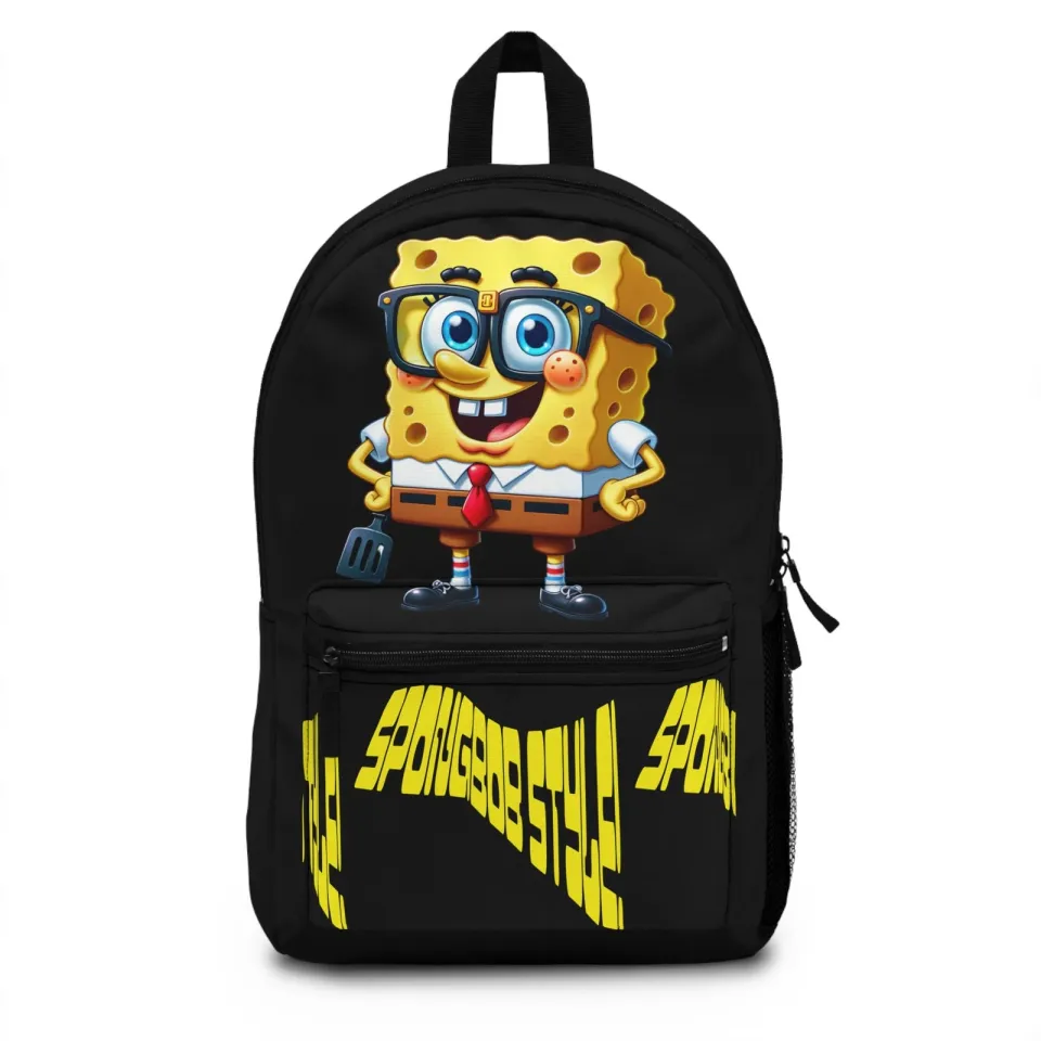 SpongeBob SquarePants Backpack – Fun Cartoon School Bag for Kids Fans