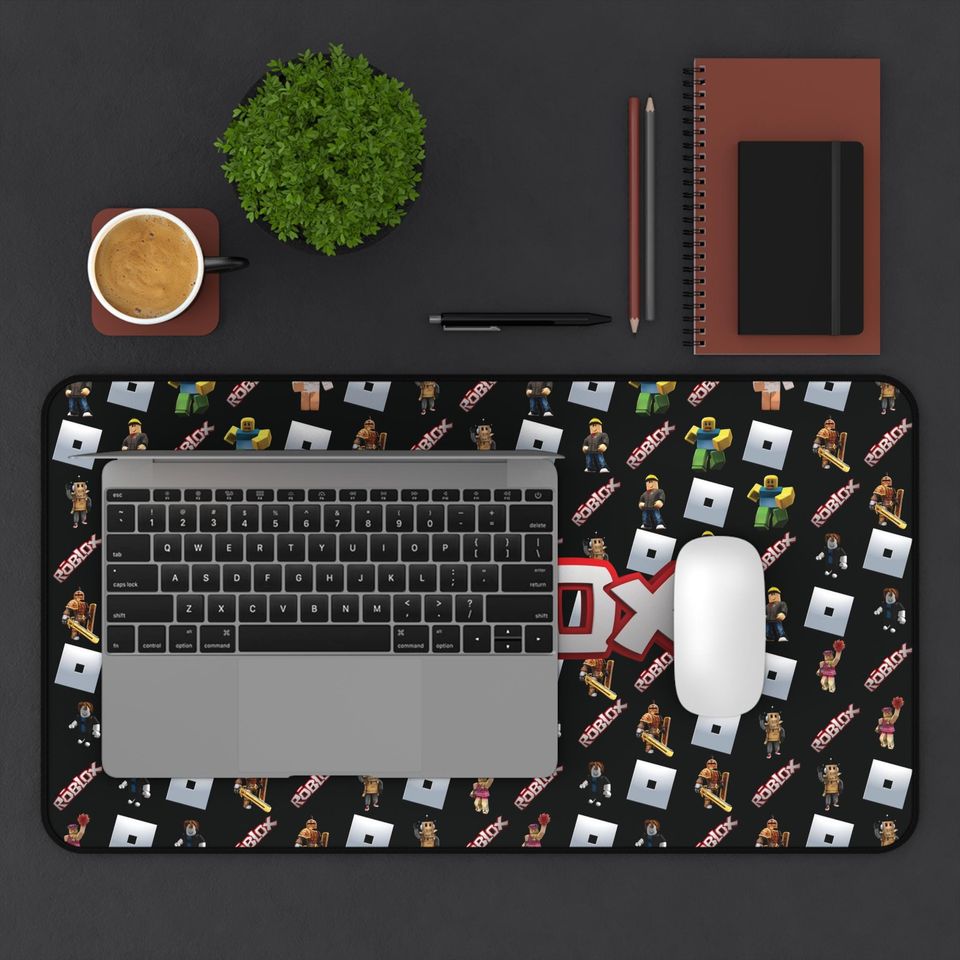 Roblox mouse pad large - gaming pad with iconic avatars & Roblox logo