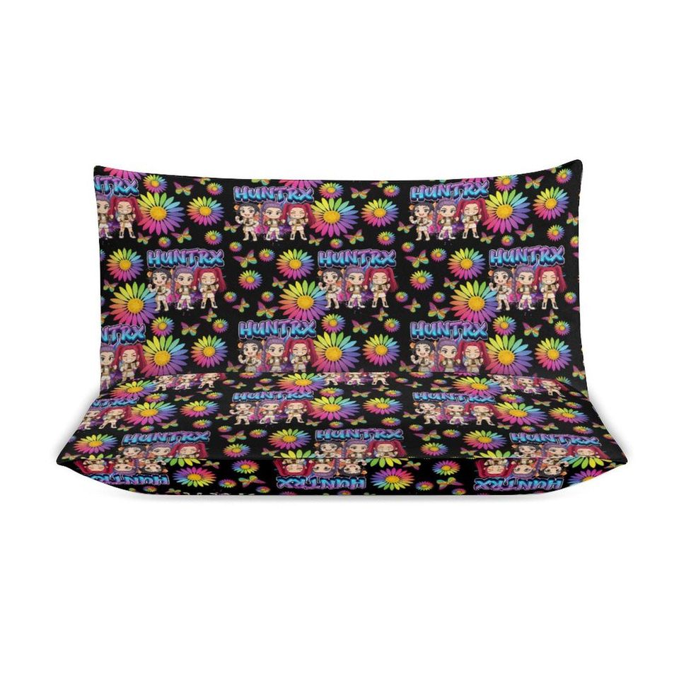 KPOP Demon Hunters 3-Piece Bedding Set- Huntrix