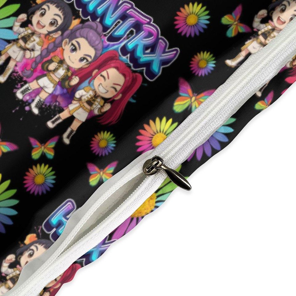 KPOP Demon Hunters 3-Piece Bedding Set- Huntrix