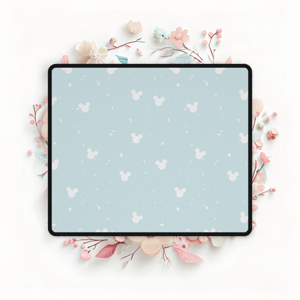 Whimsical Mickey Mouse Disney Inspired Desk Mat,Cute Mouse Pad for Office