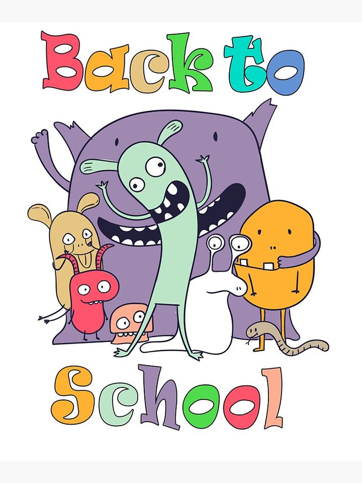 Preppy School Supplies Tote Bag