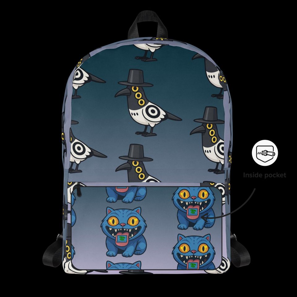 Demon crow Backpack K pop demon hunters