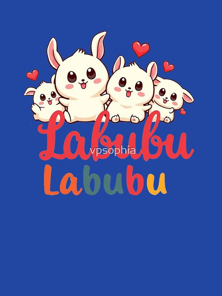 Labubu Love Bunnies Zipped Hoodie