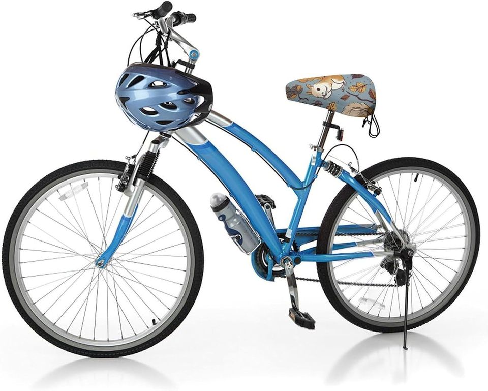 Cute Squirrel Bicycle Saddle Covers Dustproof Bikes Seats Protectors